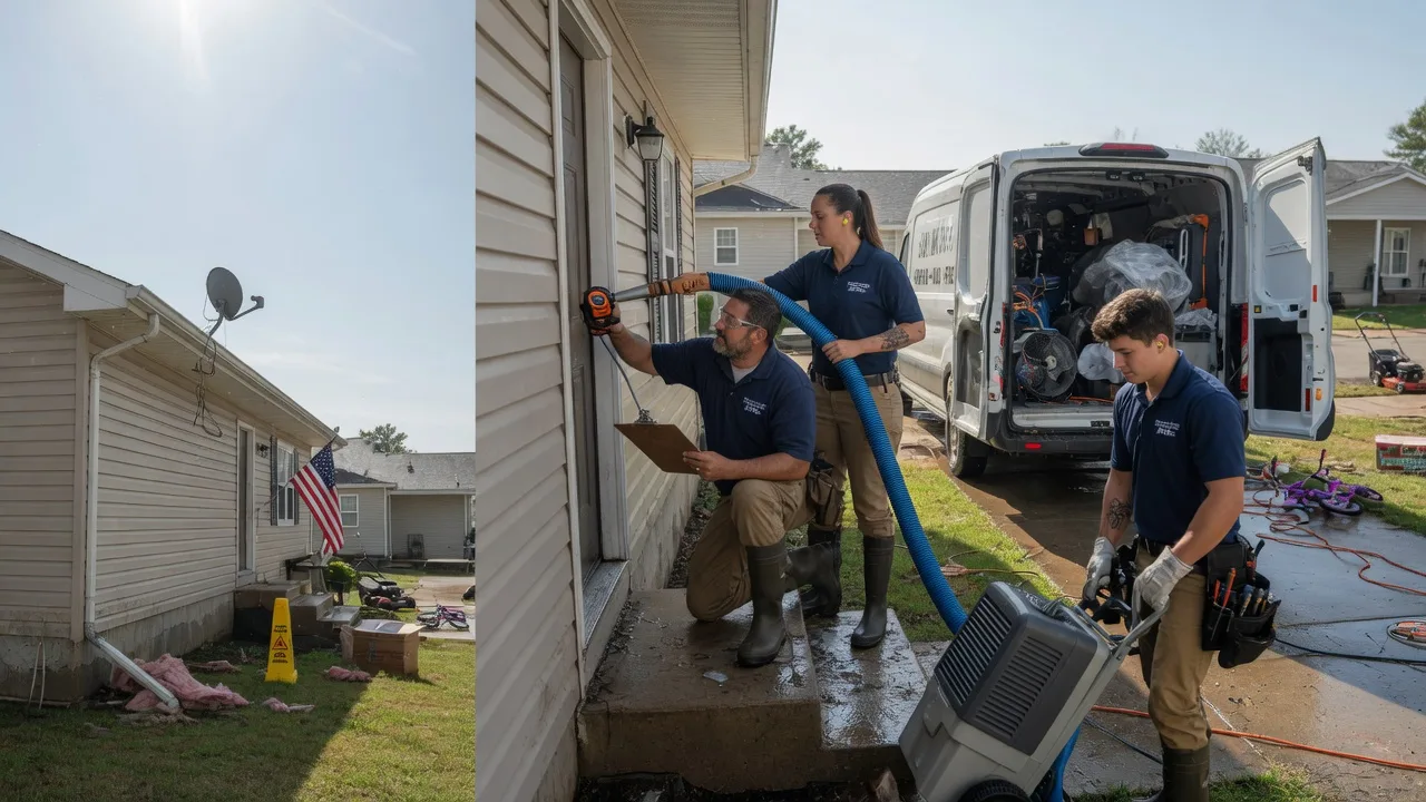Ceiling Water Damage Restoration in Adrian, PA near me